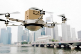 Сингапур тестирует доставку почты при помощи дронов