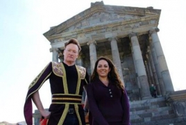 Conan O'Brien 1st American late-night host to film in Armenia