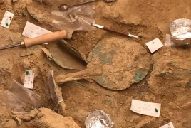 Archaeologists find ancient warrior's tomb, huge treasure hoard in Greece