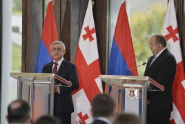Границы, энергетика торговля, культурное наследие: Серж Саргсян провел переговоры по широкому спектру вопросов с руководством Грузии
