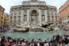 Rome's iconic Trevi fountain restored