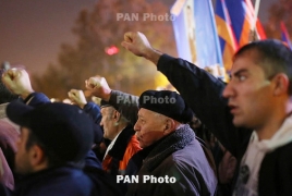 Radical opposition group starts 24/7 protests in Yerevan