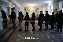 В конституционном референдуме в Армении приняли участие 50.51% избирателей