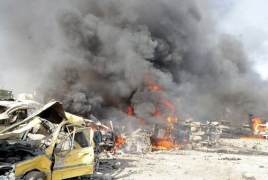 60 killed, dozens injured in Syria triple car blasts (Updated)