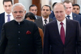 Putin, Modi meet to talk defense, nuclear, energy ties