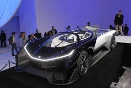 Faraday Future unwraps Tesla rival battery-powered supercar
