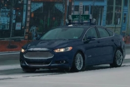 Ford says it successfully tested driverless cars in snowy conditions