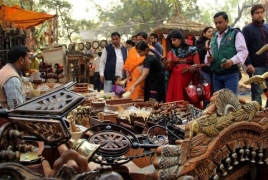 Гобелены и национальные инструменты: Армения участвует в фестивале ремесел «Сураджкунд Мела» в Индии