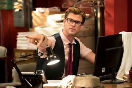 1st official look at Chris Hemsworth in “Ghostbusters” comedy