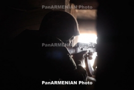 Azeri army uses machine guns, sniper rifles in ceasefire violations Feb 3-4