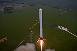 SpaceX prepares mission, sea landing for Feb 24