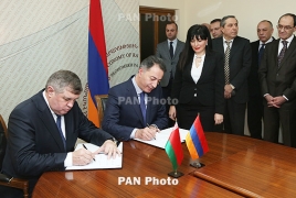 Armenia, Belarus sign deal on atomic energy cooperation