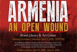 Glendale to host “Armenia: An Open Wound” exhibit