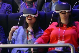 Samsung unveils VR roller coaster at MWC