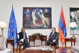 Armenia, EU talk Karabakh, Syrian refugee crisis