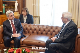 Президент Греции: Карабахский конфликт должен быть урегулирован исключительно под эгидой МГ ОБСЕ