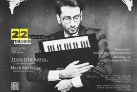 8 պրեմիերա՝ մեկ համերգում. Դաշնակահար  Հայկ Մելիքյանի   ելույթը   Երևանում