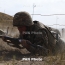 Azerbaijan uses rocket launchers to shell Karabakh village