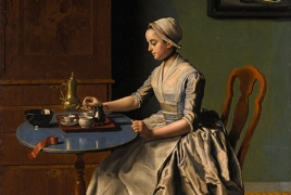 One of Liotard's last oil paintings to be auctioned at Sotheby's London
