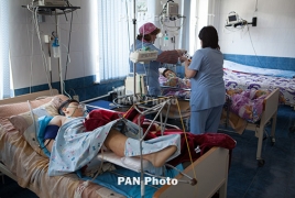 Condition of children wounded in Azeri shelling assessed as stable
