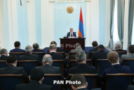 Серж Саргсян: Армения признает независимость НКР, если широкомасштабные военные действия будут продолжаться