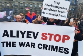 Hundreds rally in Amsterdam to protest Azeri violence