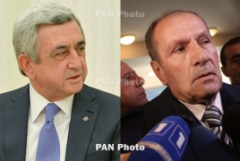 Серж Саргсян обдсудил ситуацию в Нагорном Карабахе с первым президентом Левоном Тер-Петросяном
