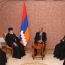 Президент НКР обсудил с Гарегином II  и Арамом I последствия развязанных Азербайджаном военных действий