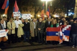 Բողոքի ցույց Ուրուգվայում` ընդդեմ Ադրբեջանի ագրեսիայի