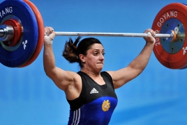 Armenian weightlifter wins gold at 2016 European Championships