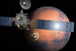 ExoMars sends first Red Planet pictures home
