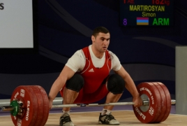 Armenian weightlifter wins bronze at European Championships