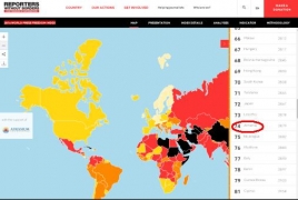 Индекс свободы прессы: Армения обходит некоторые страны ЕС