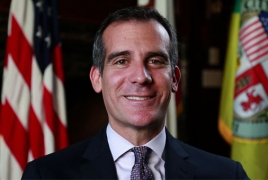 LA mayor condemns hate incident against Armenian family