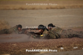 Azerbaijan uses howitzers, extended range rockets to shell Karabakh village