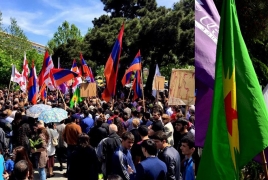 Tbilisi demonstration honors memory of 1.5 mln Armenian Genocide victims