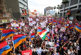 60,000 человек в Лос-Анджелесе провели митинг у консульства Турции в память о жертвах Геноцида армян