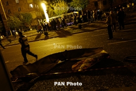 Elements of explosive material found in blasted bus in Yerevan
