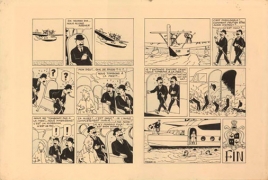 Original artwork for Tintin comic book auctioned for $1.2 million in Paris