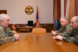 Агрессия против Карабаха стала главной темой встречи президента НКР с начальником Генштаба ВС РА