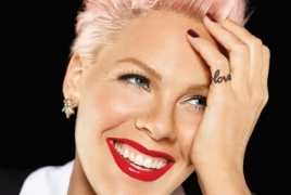 Pink previews acrobatic “Just Like Fire” music vid