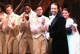 Hit musical “Hamilton” makes history with 16 Tony noms