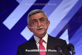 President Sargsyan to meet Kerry, Mogherini on Karabakh