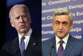 Armenia’s Sargsyan, U.S.’ Biden talk Karabakh by phone
