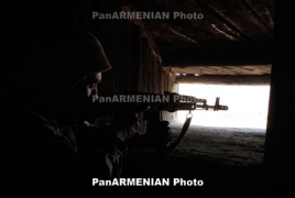 Calm registered on Karabakh contact line maintained overnight