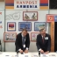HayPost cancels stamped souvenir sheet at New York philatelic show