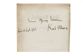 Signed first edition of Marx’ “Das Kapital” offered at Bonhams Book Sale