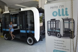 3D-printed self-driving minibus Olli to hit U.S. roads
