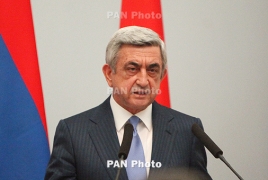President Sargsyan to leave for St. Petersburg for Karabakh talks June 20