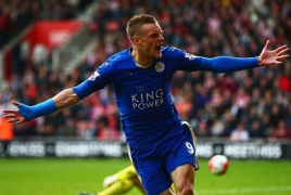 Jamie Vardy signs new Leicester City contract in blow to Arsenal